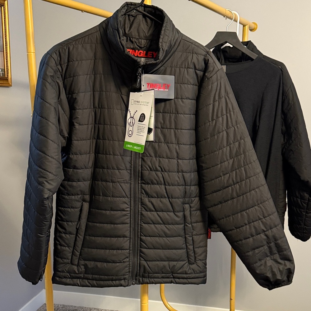 🖤NWT TINGLEY Men's Black Liner Jacket size small